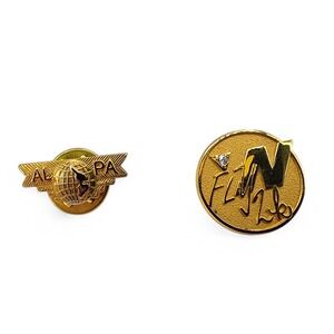 Vintage Air Line‎ Pilots Association Member & Northwest Airlines Fly Lapel Pins
